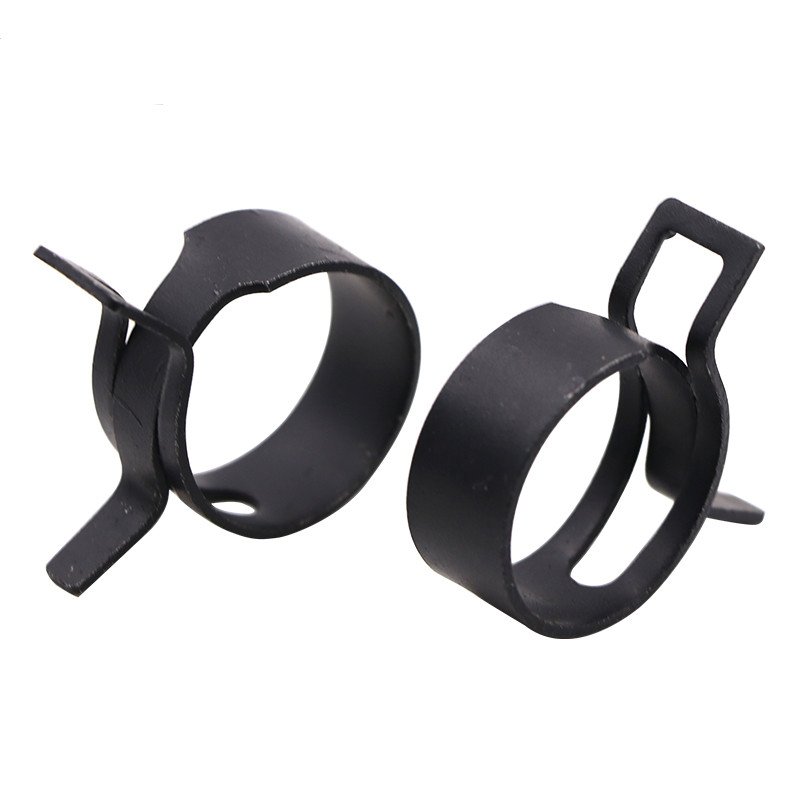 OEM clip black automotive flexible spring clips elastic hose band clamp